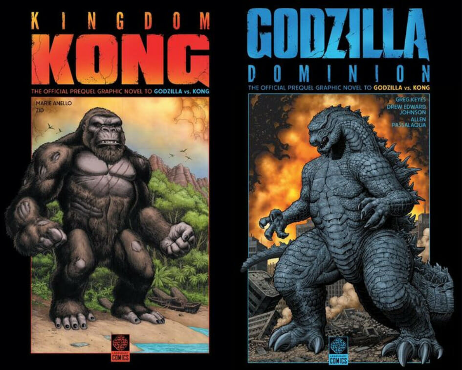 king kong vs godzilla toys: graphic novels