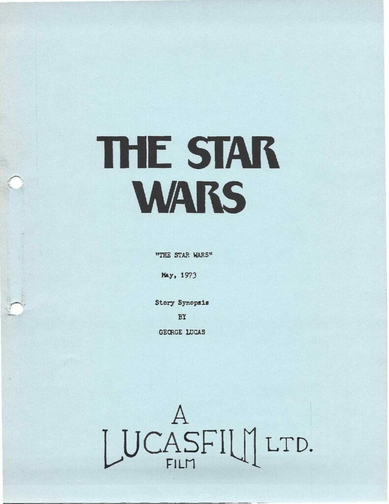 Star Wars: A New Hope: first draft