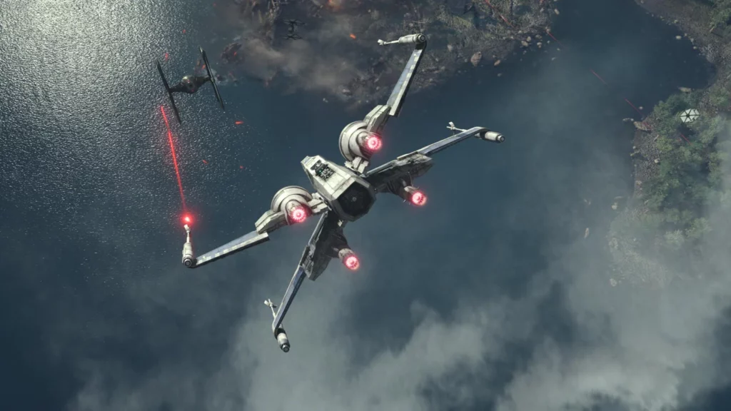 Biggest Starship in Star Wars: x wing starfighter