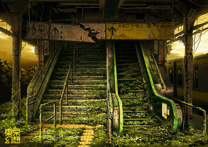 Post-Apocalyptic Art: reclaimed stations