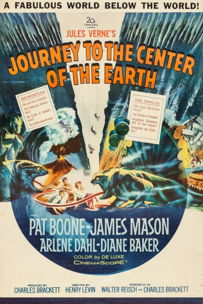 Sci-fi 50s Movies: journey to the center of the earth